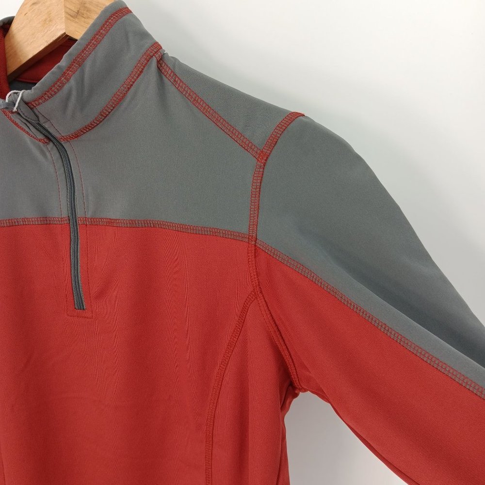 NORTH END LADIES BRICK/GRAY XXL SLEEVE SHIRT - Picture 7 of 16